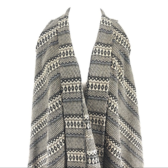 Staring at Stars Tan & Gray Vest, Size S - Picture 2 of 7